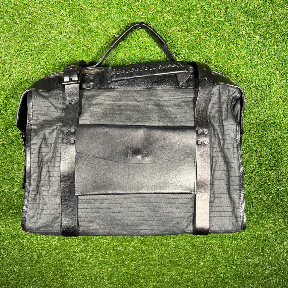 Diesel Down Under‎ Victoria Black Canvas Leather Satchel Bag 00X993PR377 T8013